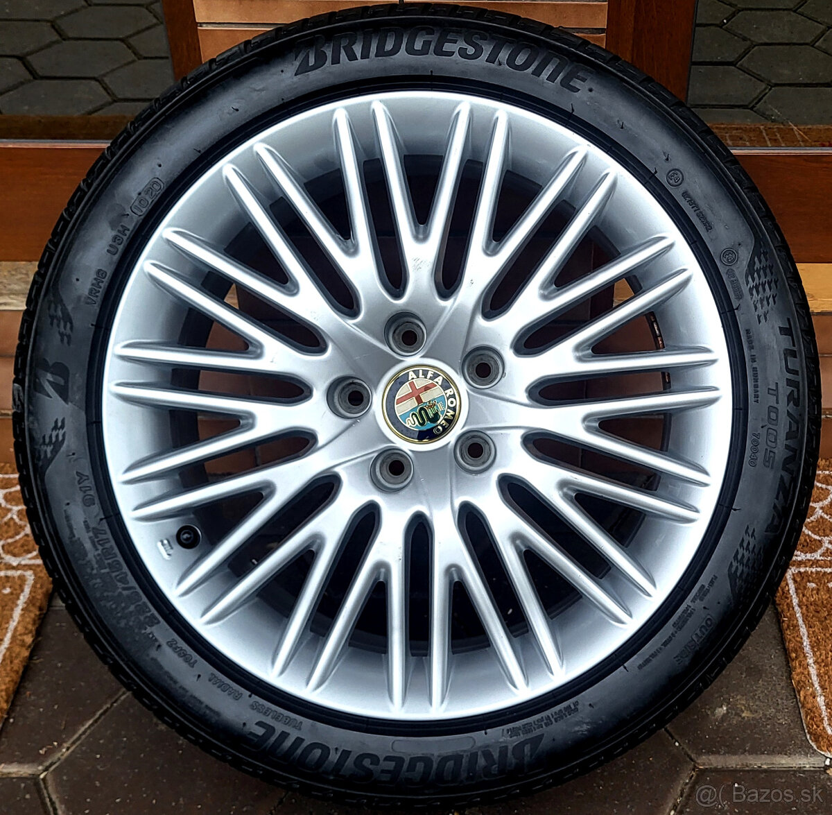 elektróny R17 5x110, orig. Alfa Romeo Giulietta, Brera, 159