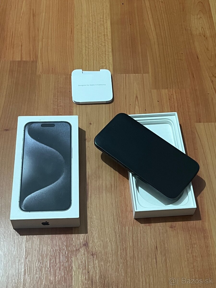 Predám Apple iPhone 15 PRO 128GB Black Titanium
