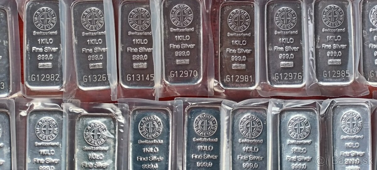 Predam investicne striebro kg