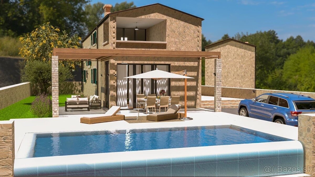 Pokojný istrijský dom na predaj: Ideálna investícia alebo do