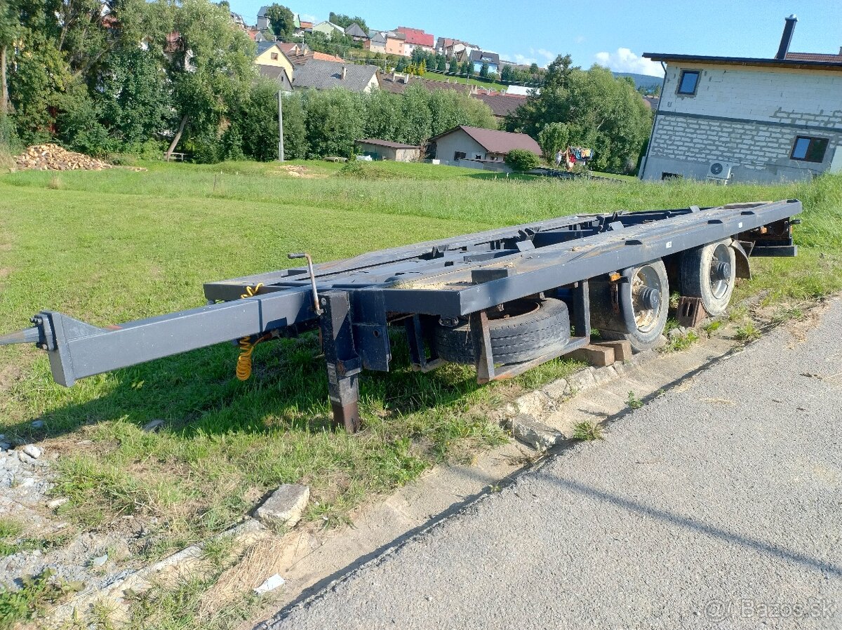 Vlečka tandem na bager