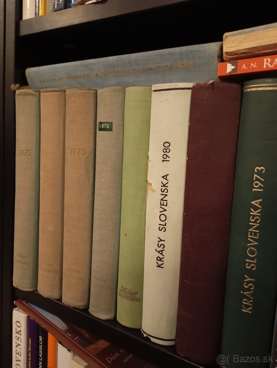 Zviazané ročníky časopisu Krásy Slovenska