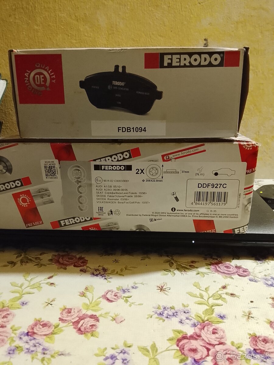 Predaj kotúčov a brzdových platničiek