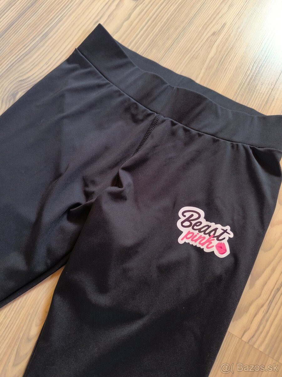 Gymbeam čierne legíny, M