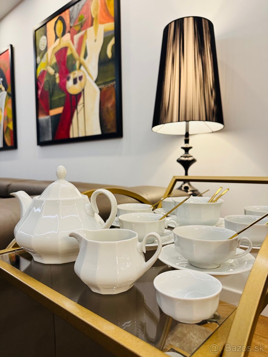 Art Deco súprava na čaj aj kávu pre 10 osôb