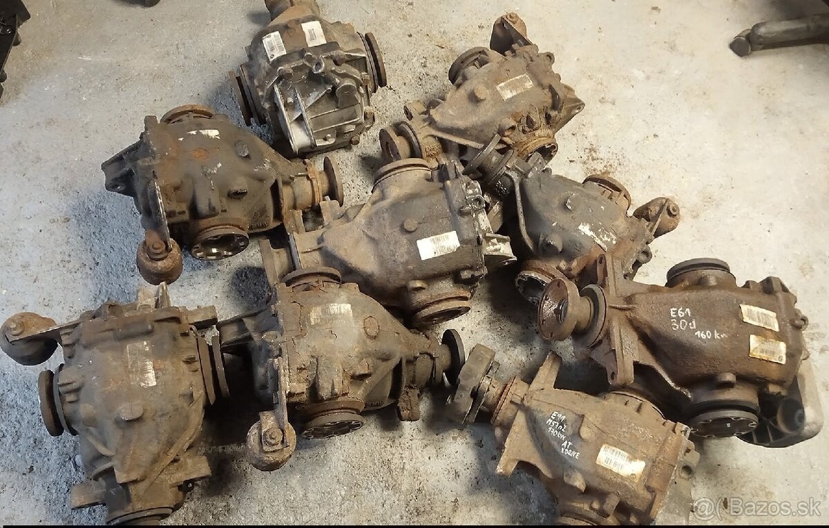 BMW E46 E60 E61 E91 Diferenciály ZADNE AJ PREDNE