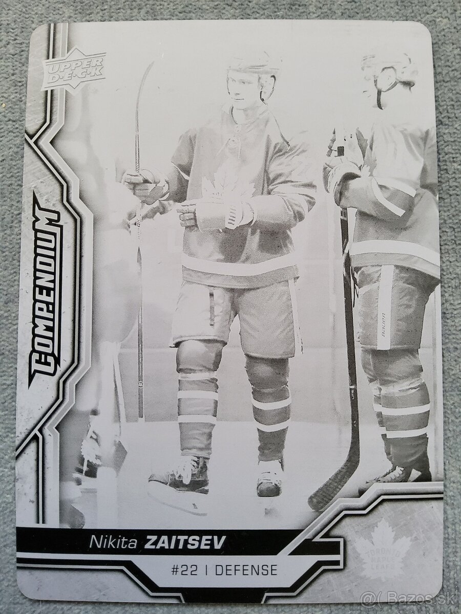 Nikita Zaitsev - Maple Leafs - Printing Plate
