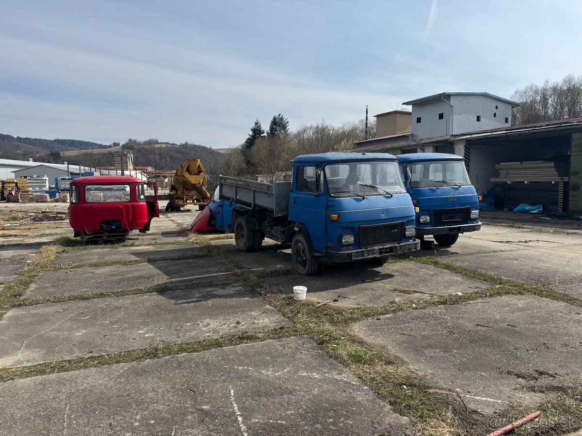 Predám staré podvozky a kabíny z Avia