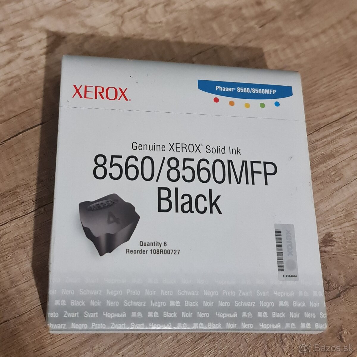 Tuhý atrament Xerox - čierny (108R00727)