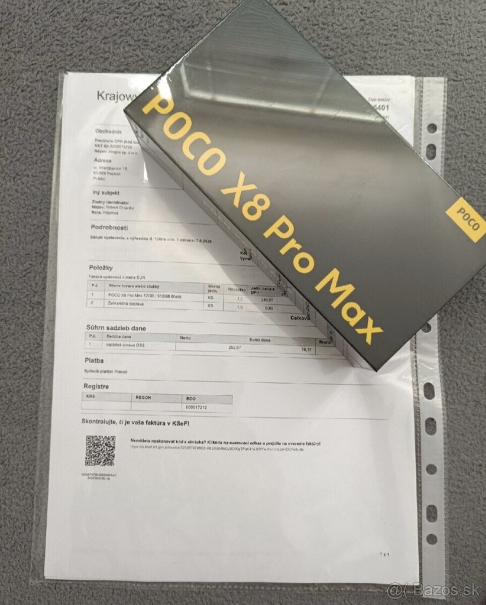 Poco X8 Pro Max 12/512 Novy