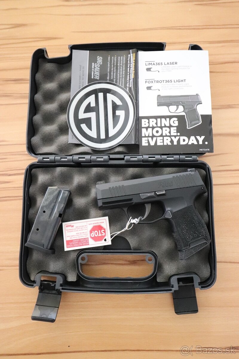 Sig Sauer P365 mikro pištoľ Tritio