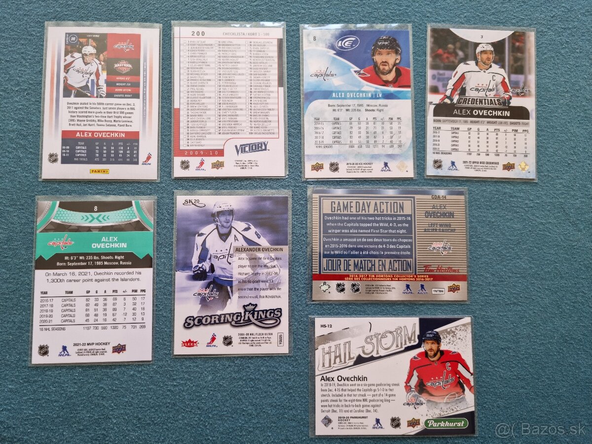 Alexander Ovechkin zberateľské karty