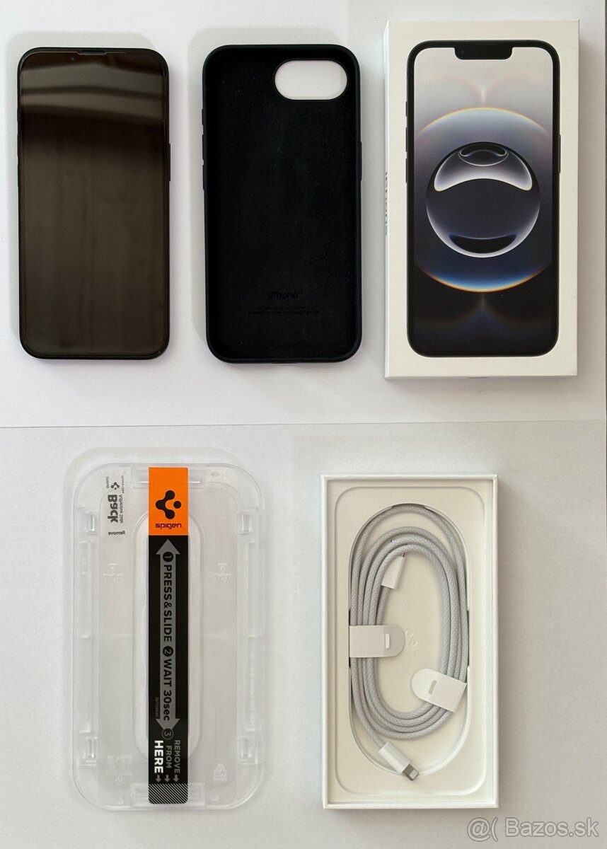 iPhone 16e 128 GB Black – 2 týždne používaný