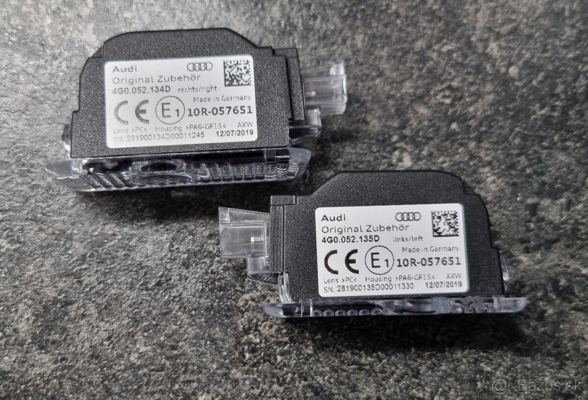 Audi podsvietenie dverí