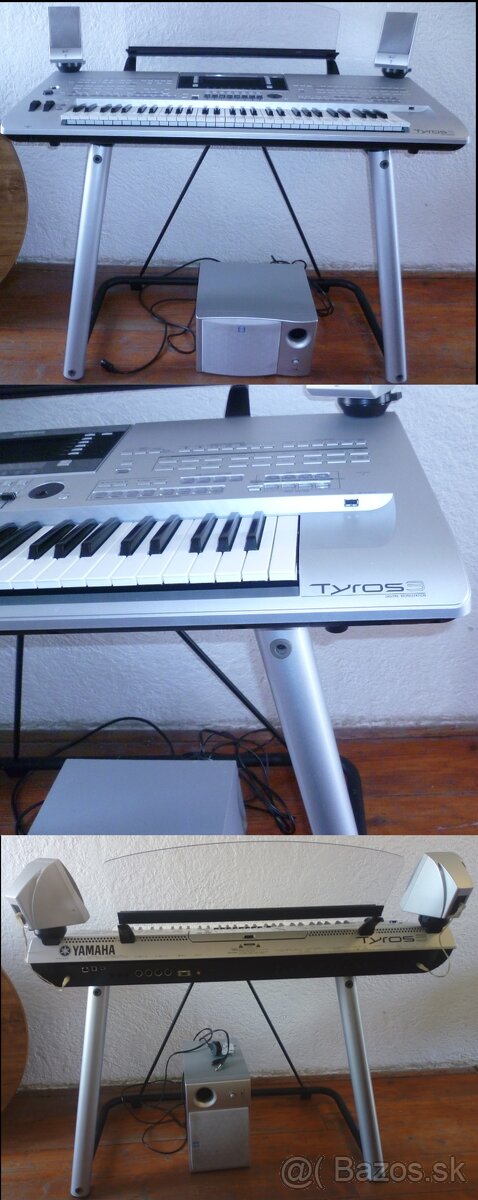 Workstation - Yamaha Tyros 3 s příslušenstvím