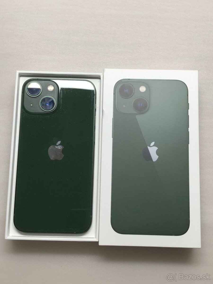 IPHONE 13 MINI • 128 GB • BATÉRIA 87 % • ZELENÁ