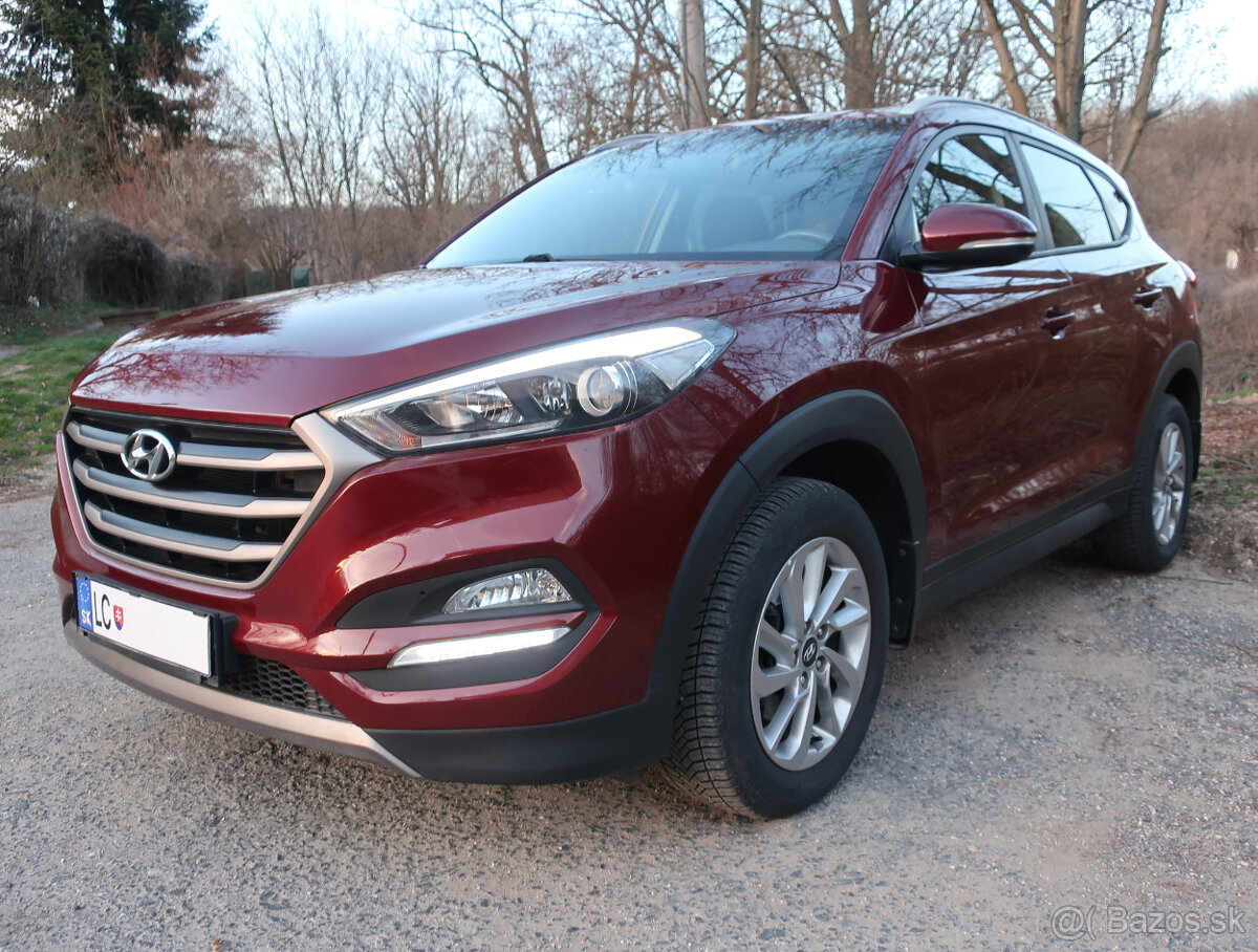 Predám Hyundai Tucson 2016 CRDi bordový, 90tis.km-TOP PONUKA