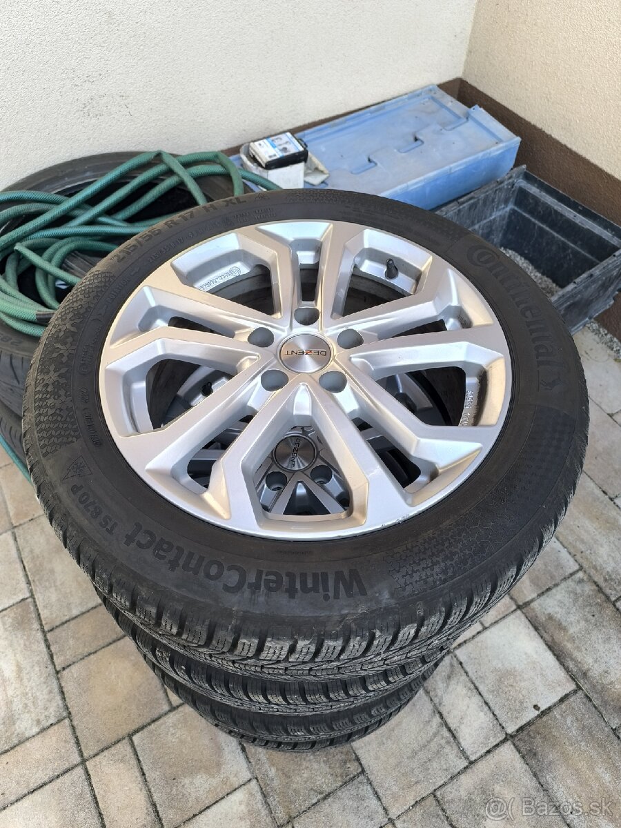 Kolesa R17 5x112 + Continental TS870P 215/55 R17