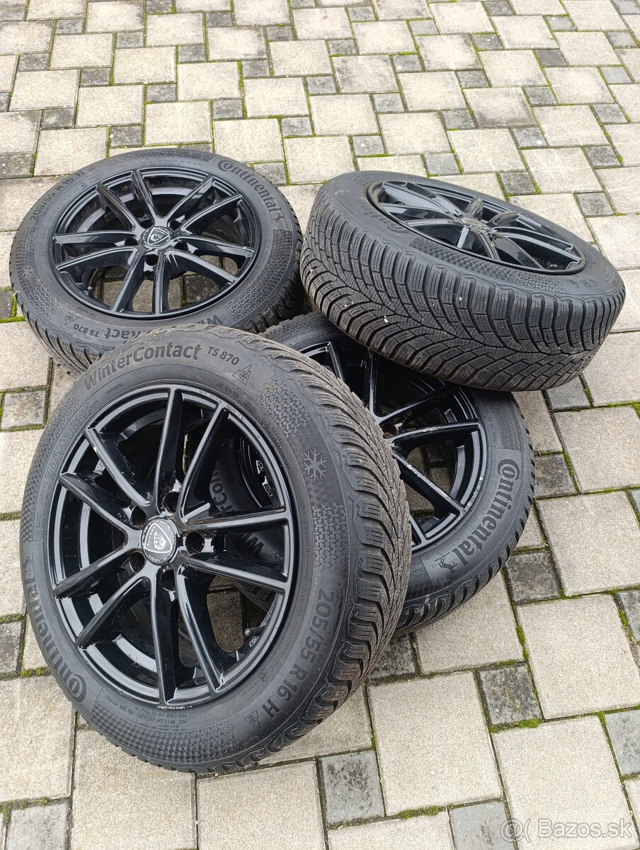 Zimné pneumatiky 205/55 R16 na elektronoch 5x112
