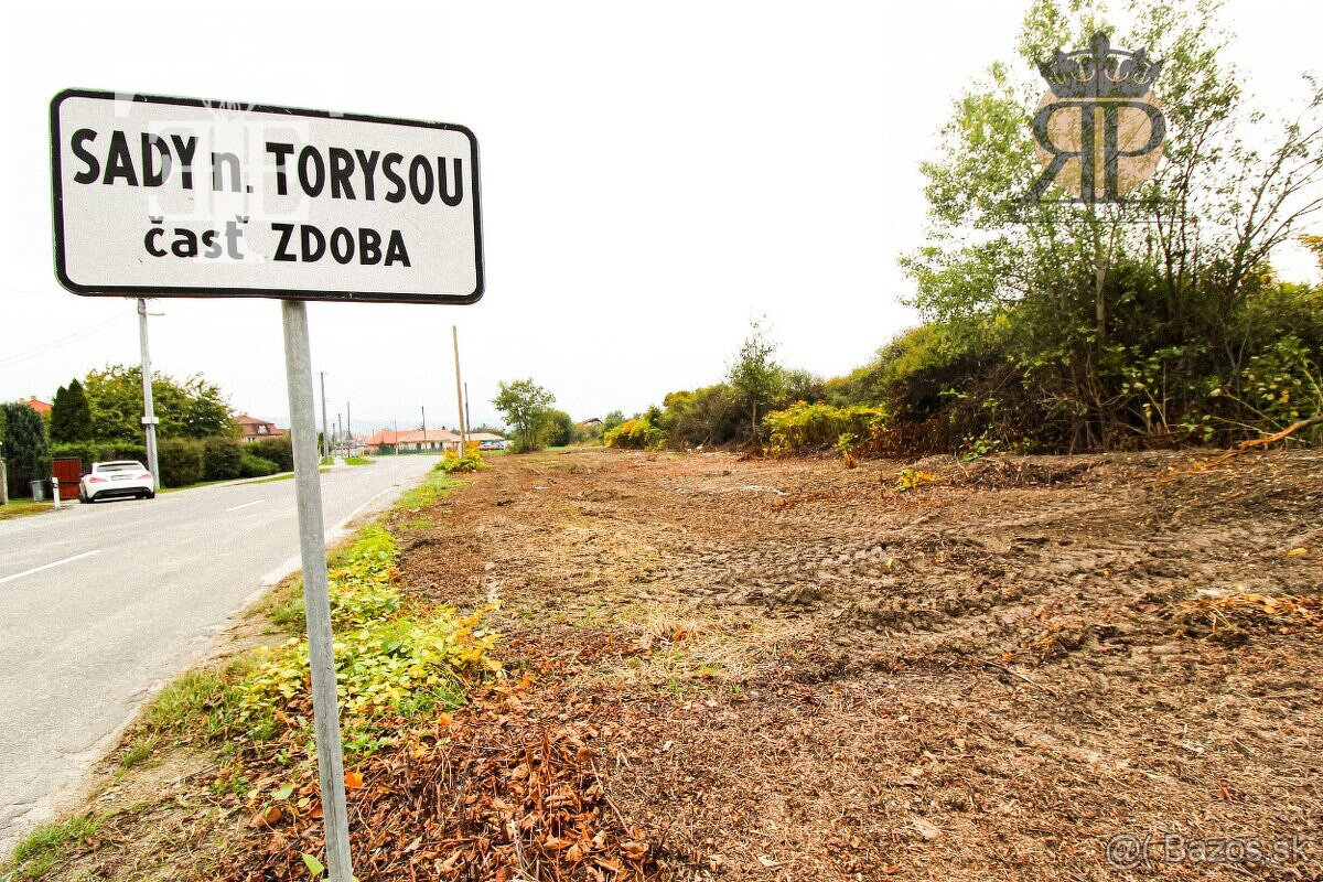 Pozemok v časti Sady Nad Torysou