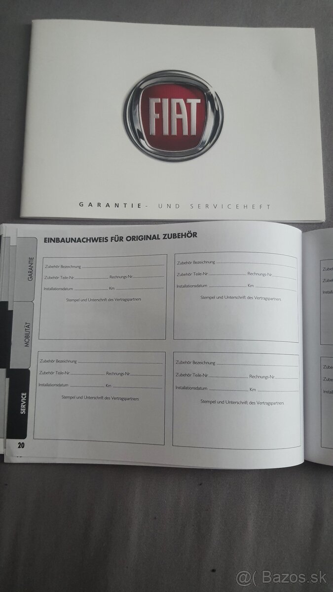 Servisna Kniha Fiat Ducato, Bravo, Stilo... vsetky modely