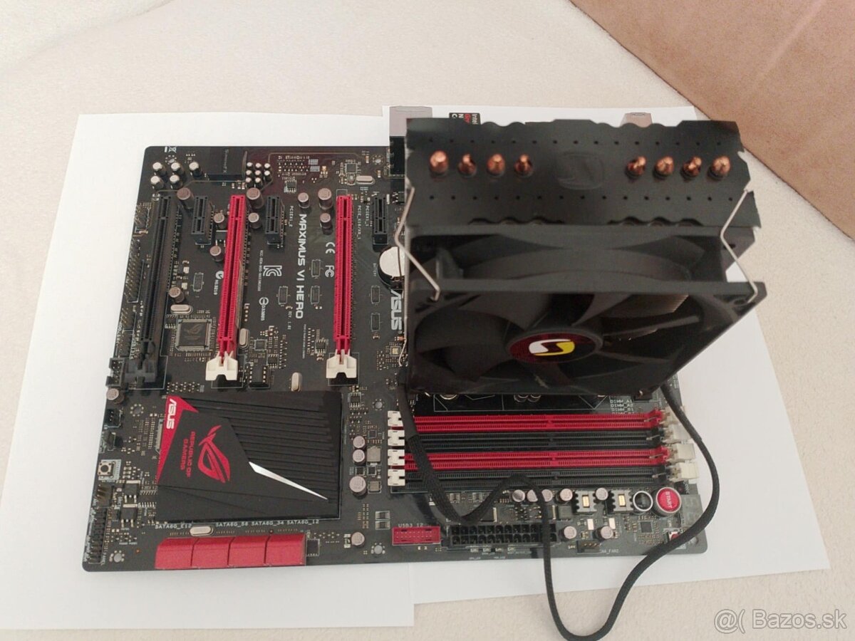 ASUS ROG Maximus VI Hero + Intel i7-4770 + chladič