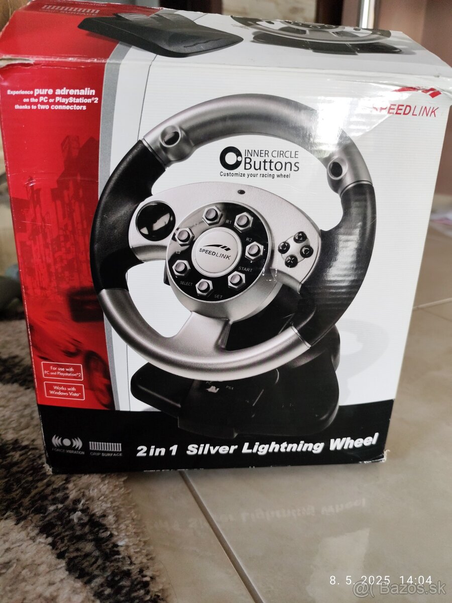 Speedlink volant s pedálmi