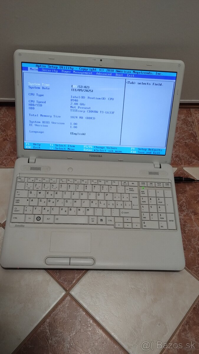 Predám notebook Toshiba