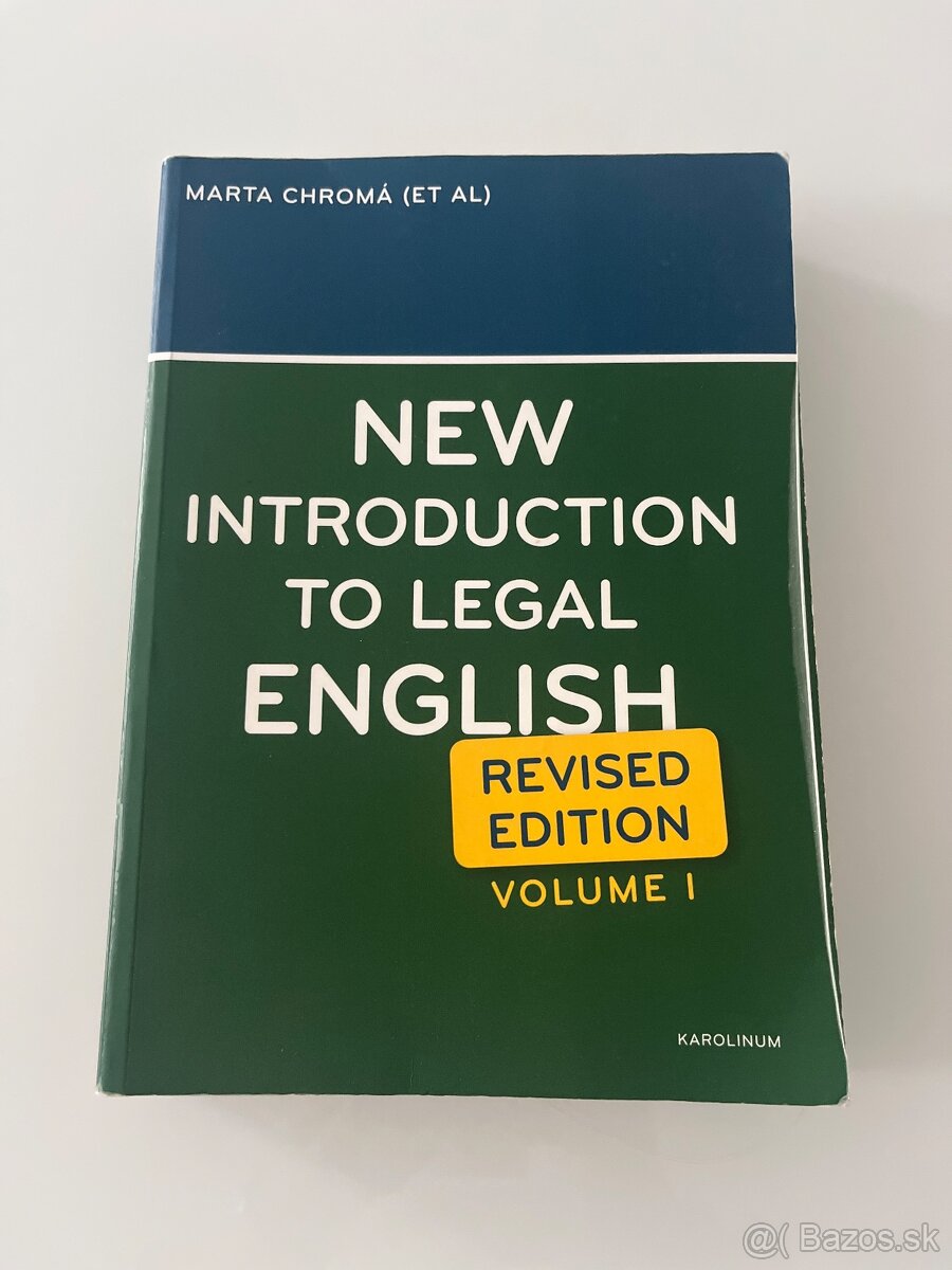 New introduction to legal English