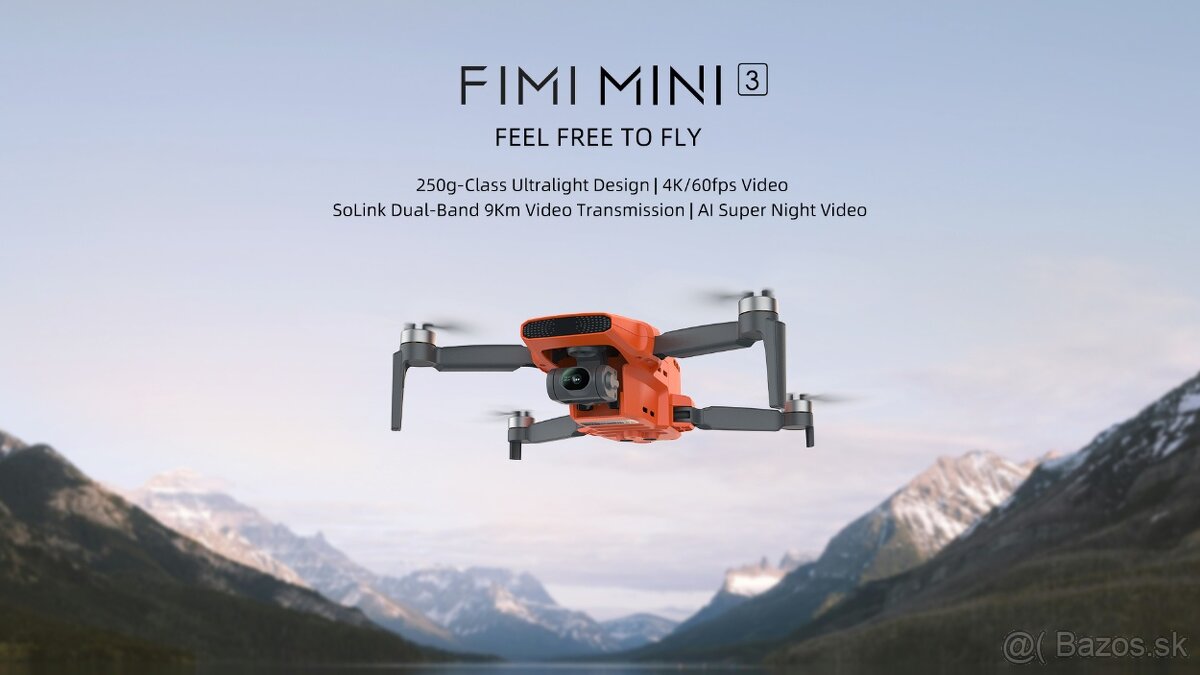 Nový dron Xiaomi FIMI X8 MINI 3 - 4K