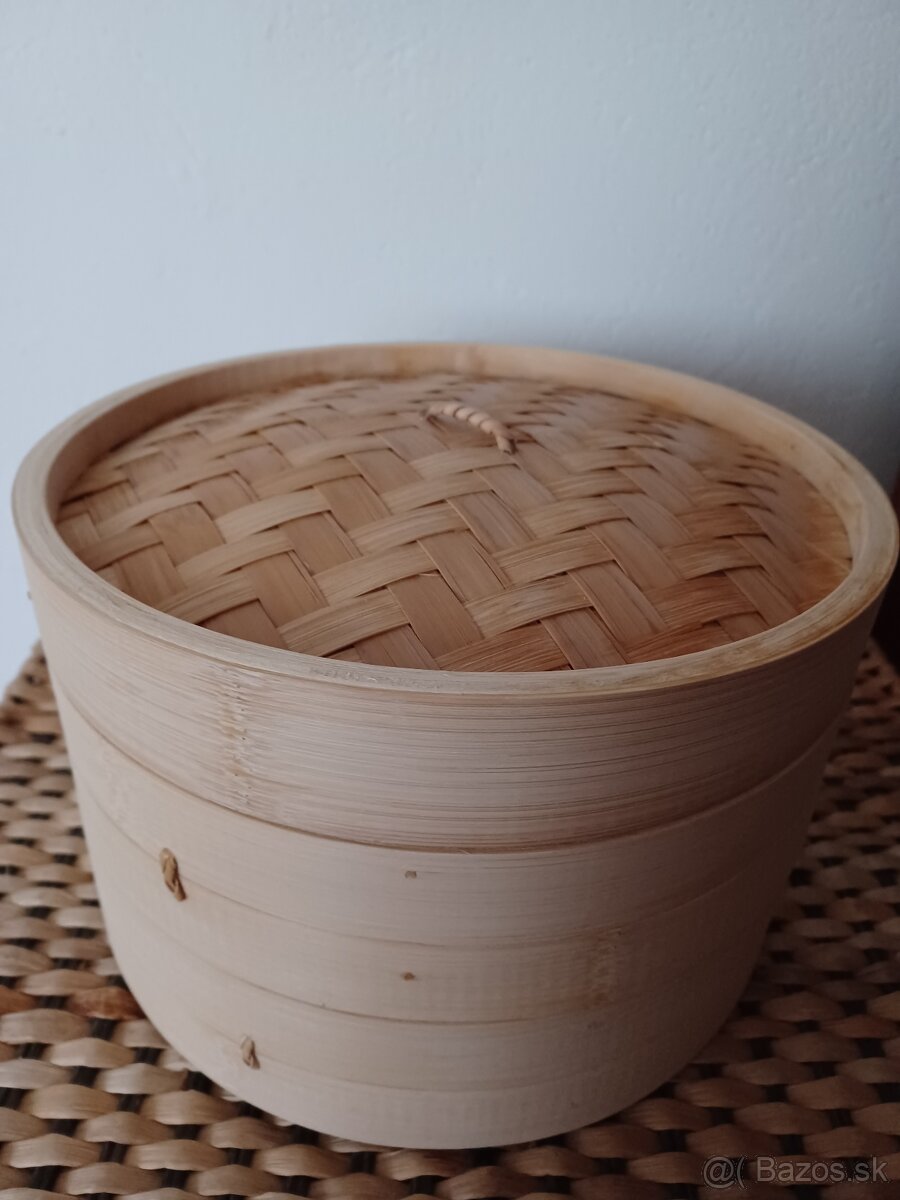 bambusový parný hrniec