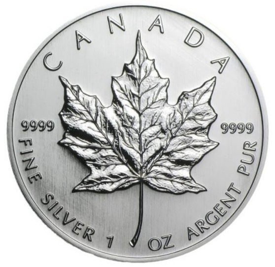 Investičné striebro - mince Maple Leaf - 1 unca