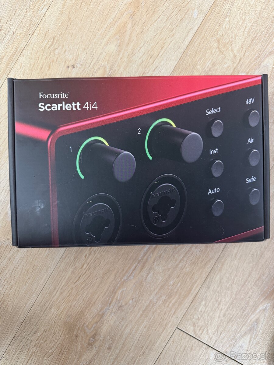 Focusrite Scarlet 4i4 4th Gen NOVÁ