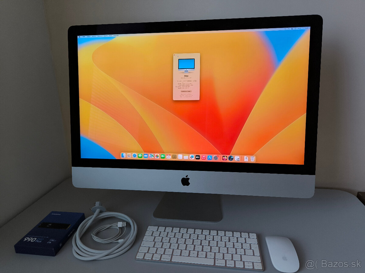 iMac 27” Mid 2017 5K, 16 GB RAM, 2TB NVMe Flash SSD, záruka