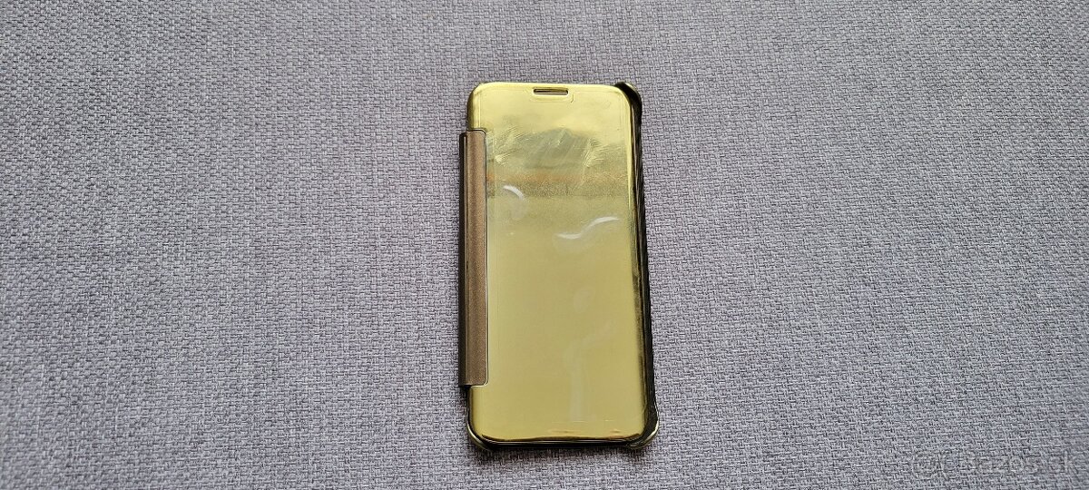 Predam transparentny zlaty kryt na S7 Edge