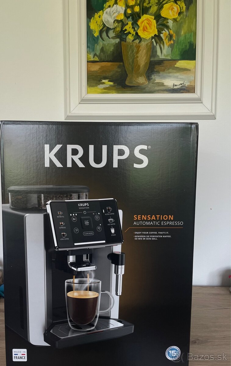 Predám nový automatický kávovar KRUPS Sensation