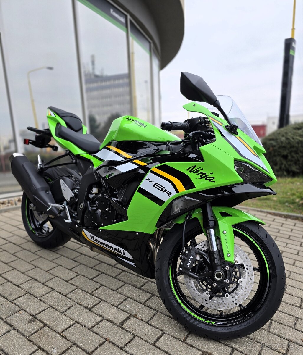 Kawasaki Ninja ZX-6R 2025 zelená