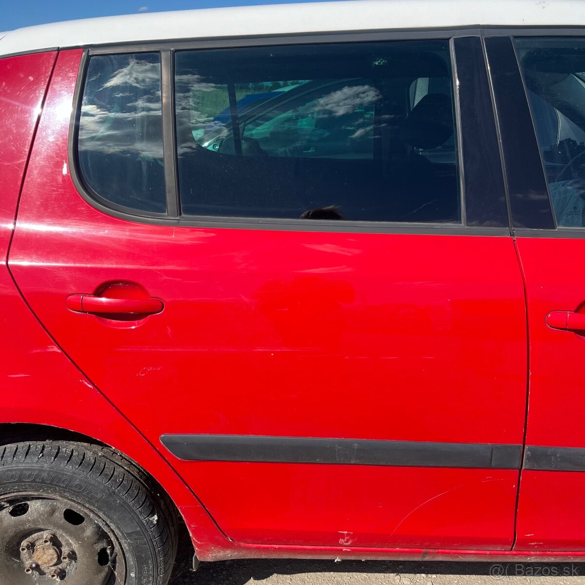 Pravé zadné dvere Škoda fabia 2010 lift