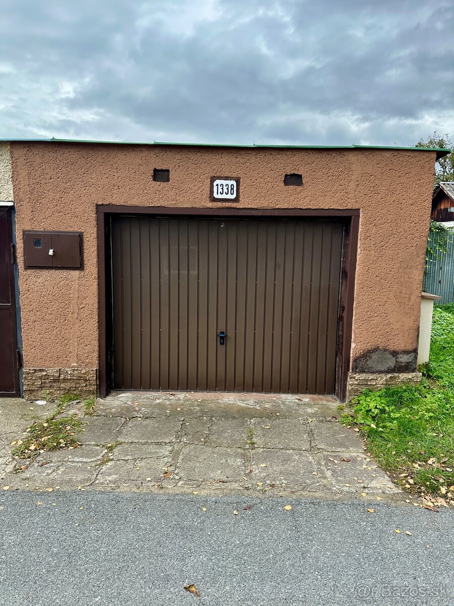 Na PREDAJ garáž v Sabinove na Komenského ulici