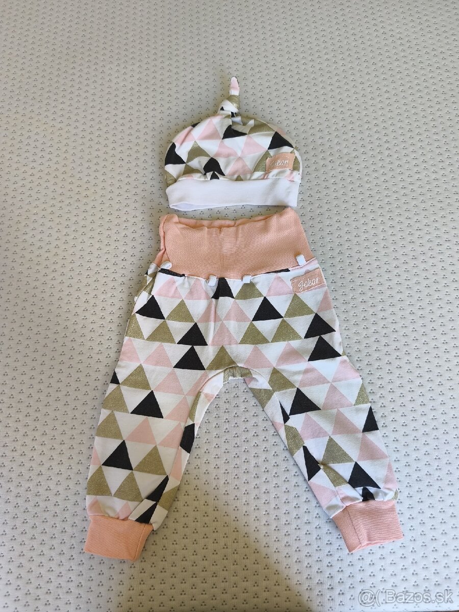 Dievčenské nohavice+čiapka