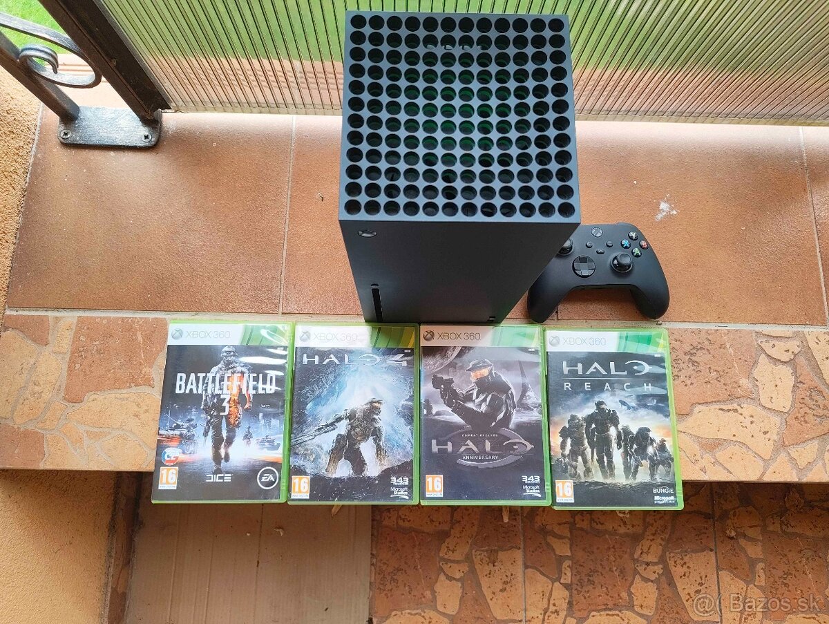 Predám Xbox Series X 1TB, 1 ovládač, 4+1 hry (info v popise)