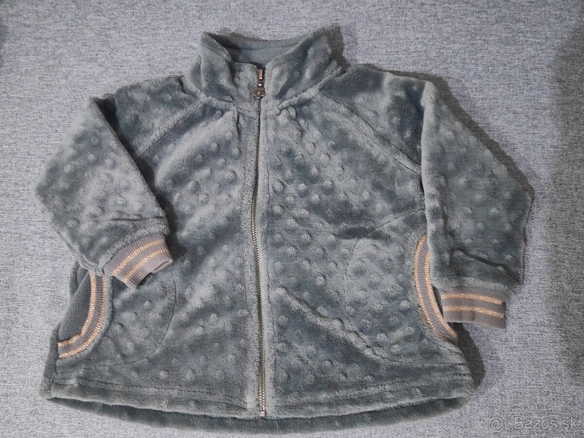 Teplá mikina POMPdeLUX svetlošedá