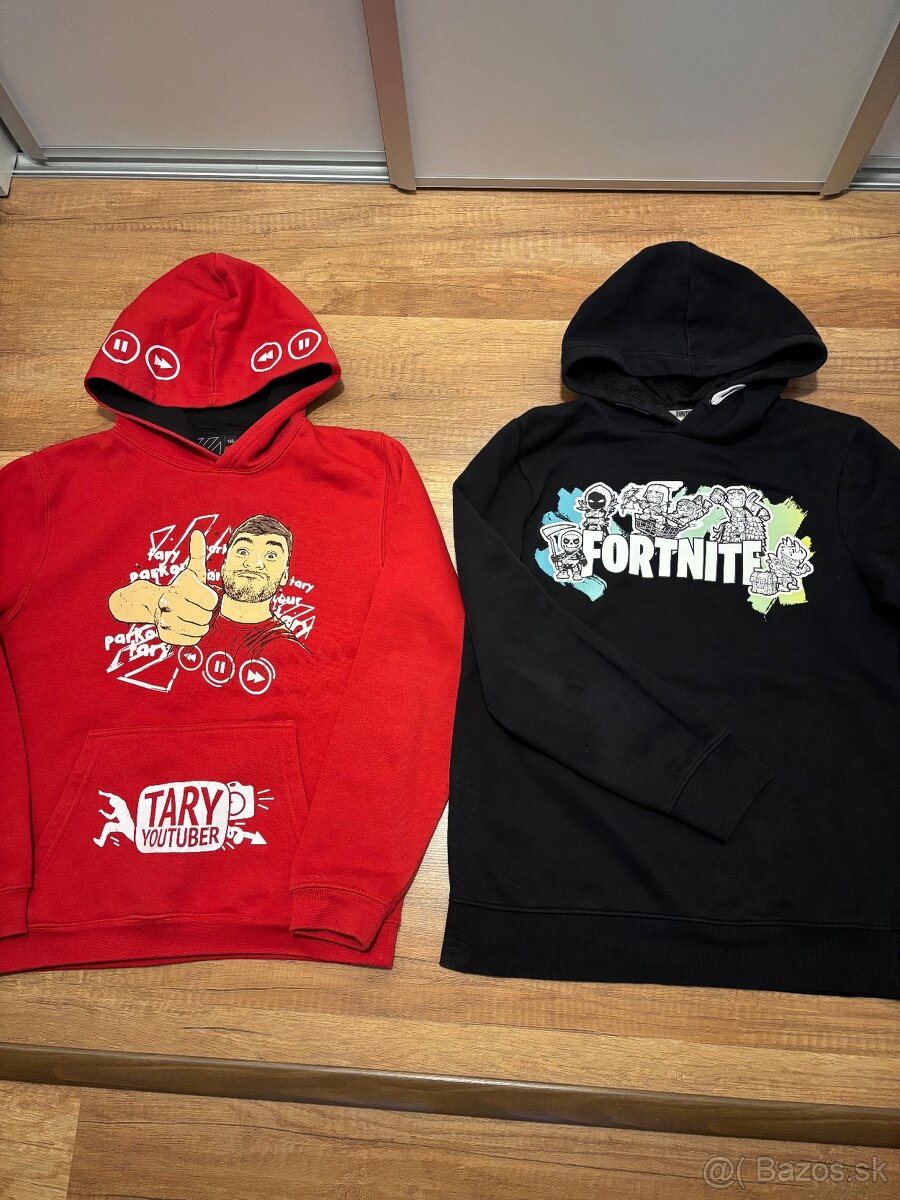 Mikina Tary youtuber a Fortnite