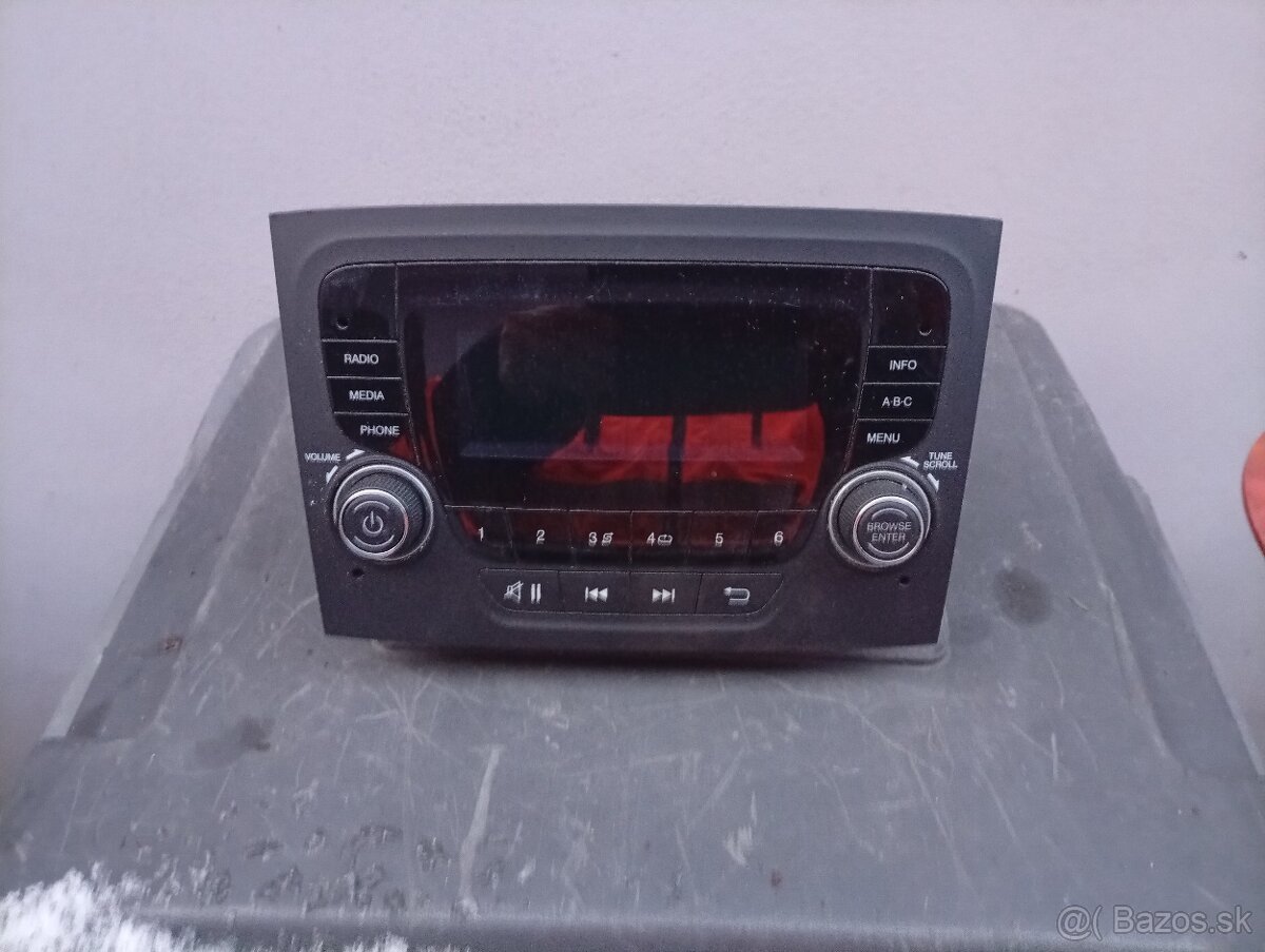 Rádio Fiat Doblo maxi rv 2018