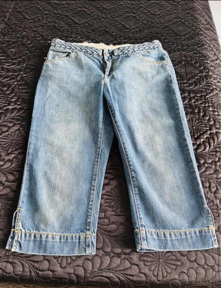 Dámske trojštvrťové džíny