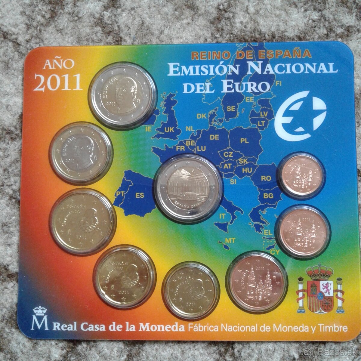 Euromince sada Španielsko 2011