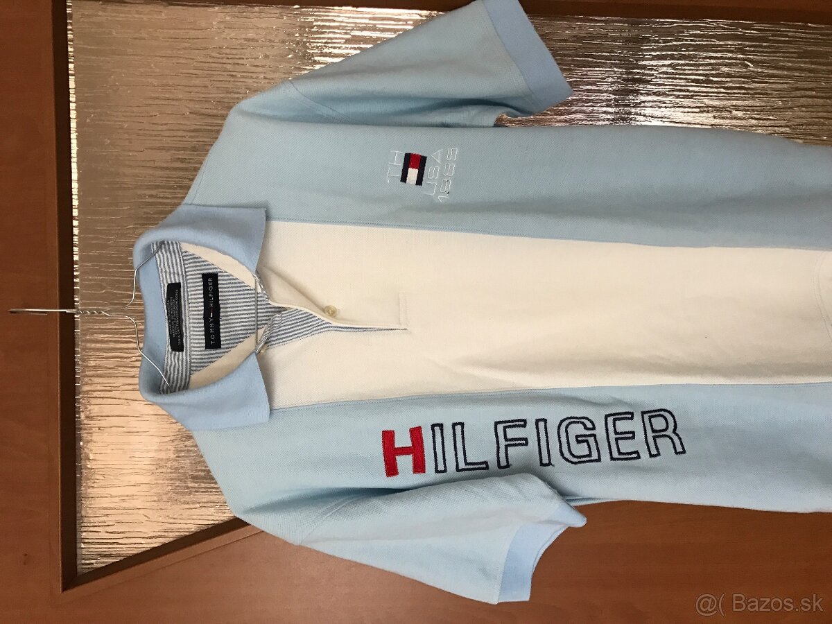 TOMMY HILFIGER originál nová kolekcia pánske polotricko L