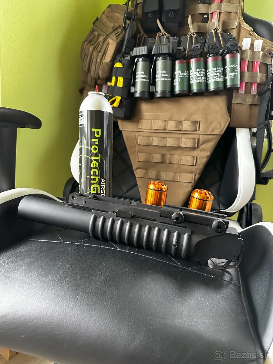 Predám airsoft Granátomet E&C Celokovový 40mm M203