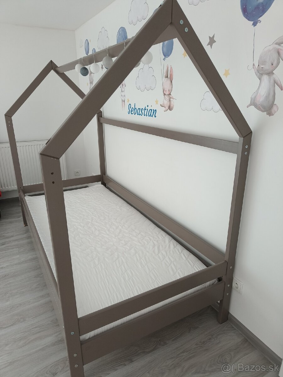Detská posteľ 200x90+2 zásuvky