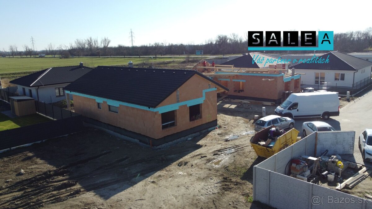 Výborná lokalita 4 izbový bungalov, 507m2, tepelné čerpadlo